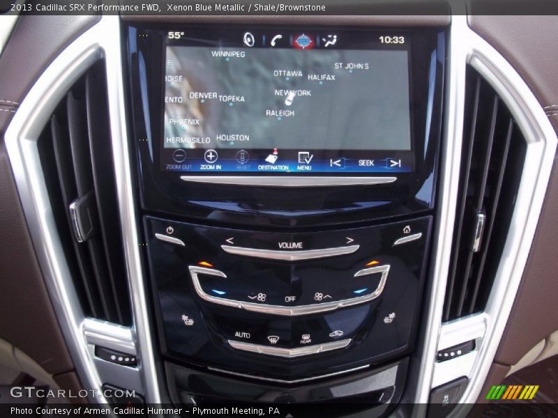 Xenon Blue Metallic / Shale/Brownstone 2013 Cadillac SRX Performance FWD