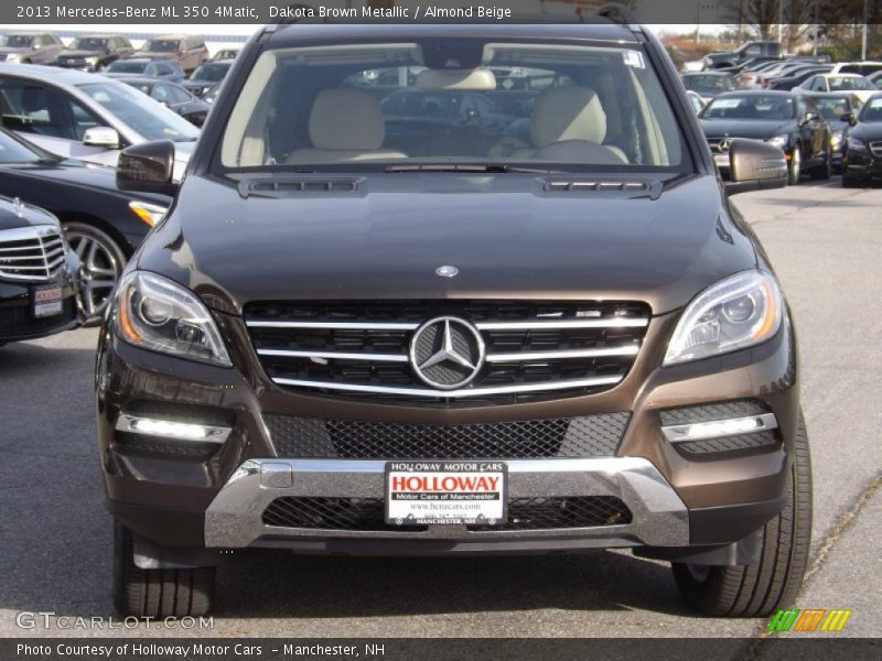 Dakota Brown Metallic / Almond Beige 2013 Mercedes-Benz ML 350 4Matic