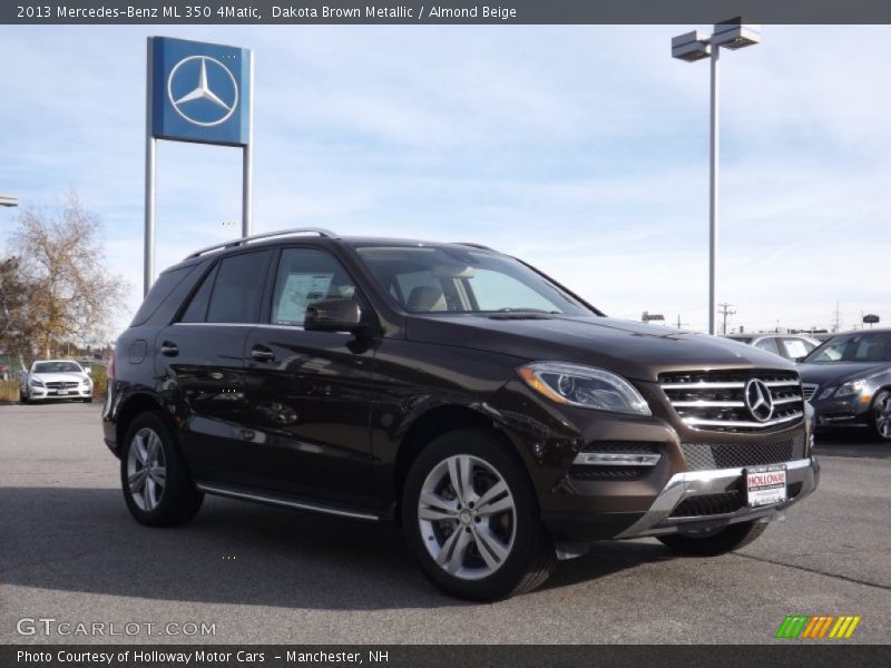 Dakota Brown Metallic / Almond Beige 2013 Mercedes-Benz ML 350 4Matic