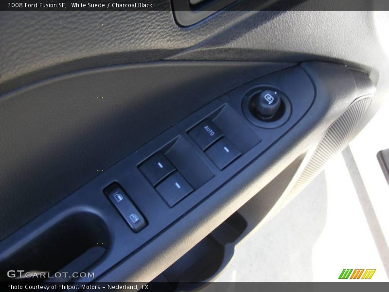 White Suede / Charcoal Black 2008 Ford Fusion SE
