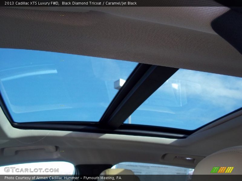 Black Diamond Tricoat / Caramel/Jet Black 2013 Cadillac XTS Luxury FWD