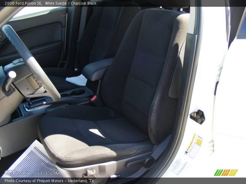 White Suede / Charcoal Black 2008 Ford Fusion SE
