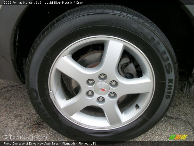 Liquid Silver Metallic / Gray 2006 Pontiac Montana SV6