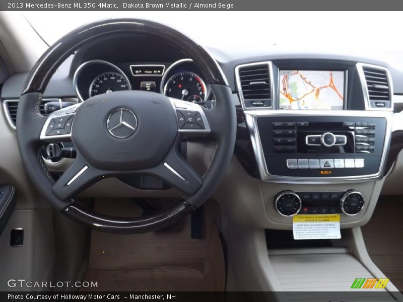 Dakota Brown Metallic / Almond Beige 2013 Mercedes-Benz ML 350 4Matic