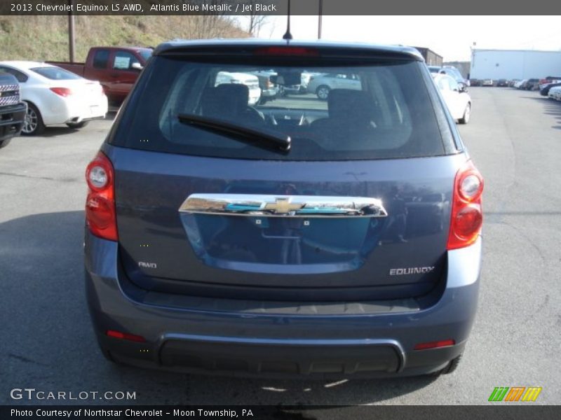 Atlantis Blue Metallic / Jet Black 2013 Chevrolet Equinox LS AWD