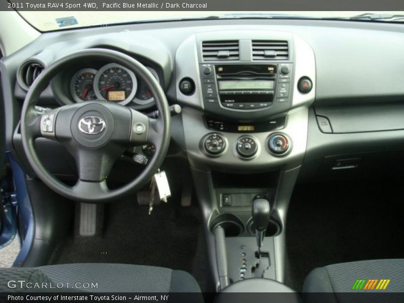 Pacific Blue Metallic / Dark Charcoal 2011 Toyota RAV4 Sport 4WD