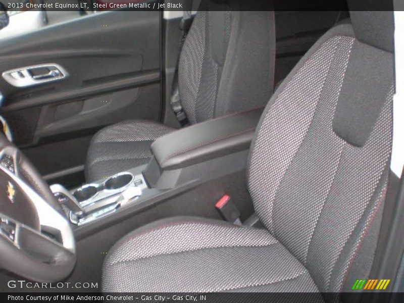 Steel Green Metallic / Jet Black 2013 Chevrolet Equinox LT