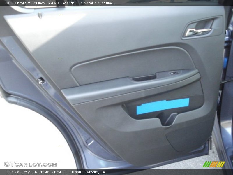 Atlantis Blue Metallic / Jet Black 2013 Chevrolet Equinox LS AWD
