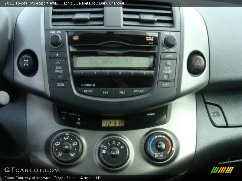 Pacific Blue Metallic / Dark Charcoal 2011 Toyota RAV4 Sport 4WD