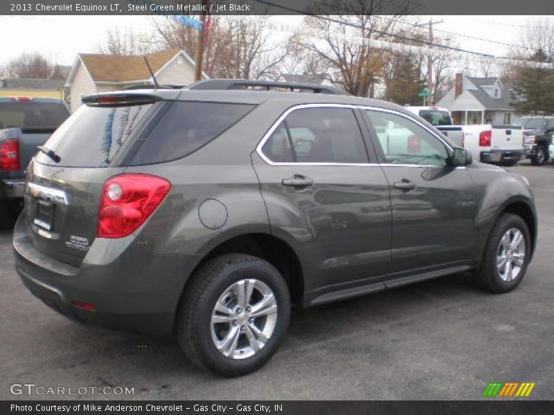 Steel Green Metallic / Jet Black 2013 Chevrolet Equinox LT