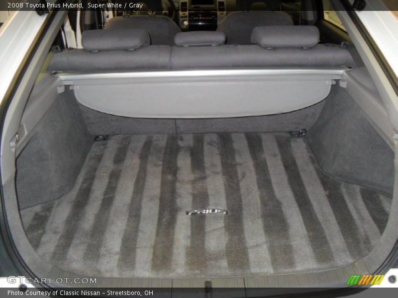 Super White / Gray 2008 Toyota Prius Hybrid