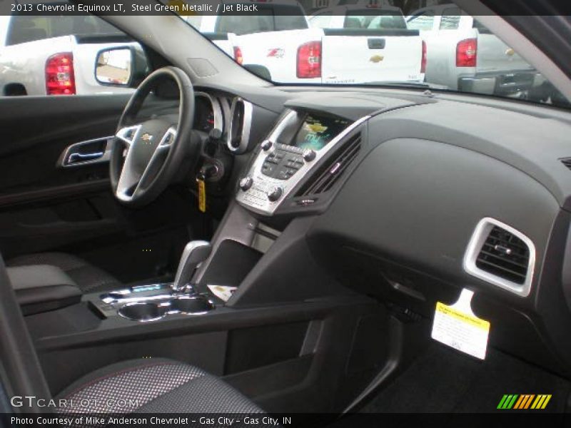 Steel Green Metallic / Jet Black 2013 Chevrolet Equinox LT