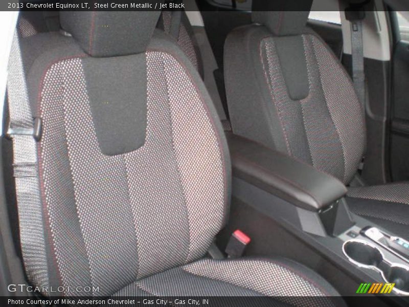 Steel Green Metallic / Jet Black 2013 Chevrolet Equinox LT