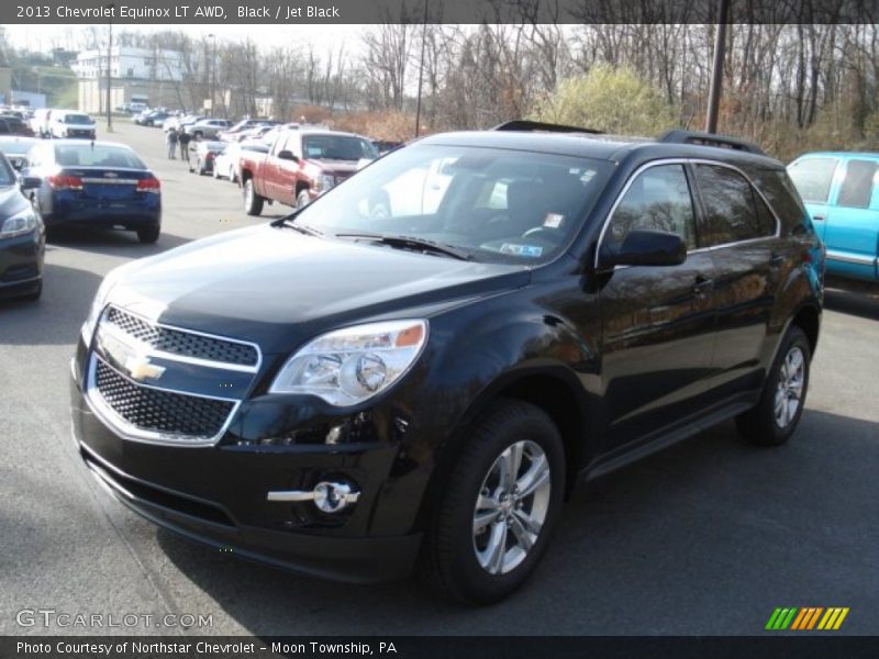 Black / Jet Black 2013 Chevrolet Equinox LT AWD