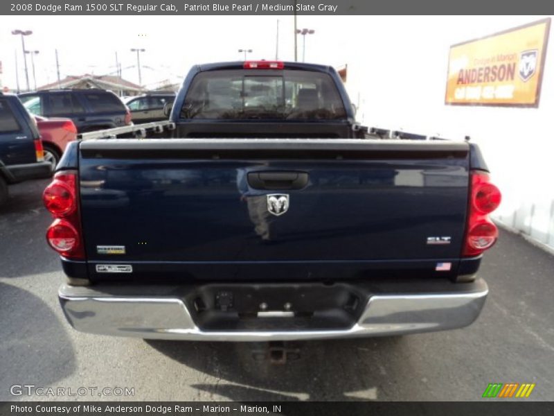 Patriot Blue Pearl / Medium Slate Gray 2008 Dodge Ram 1500 SLT Regular Cab