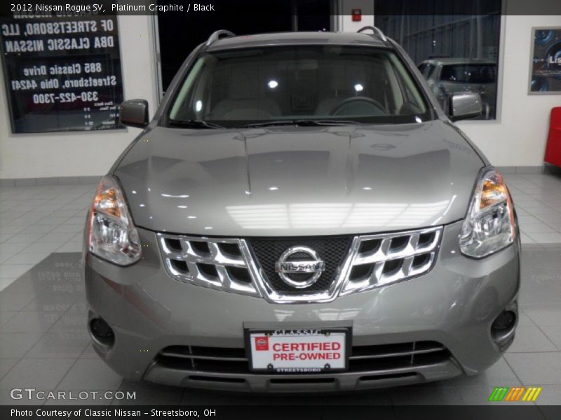 Platinum Graphite / Black 2012 Nissan Rogue SV