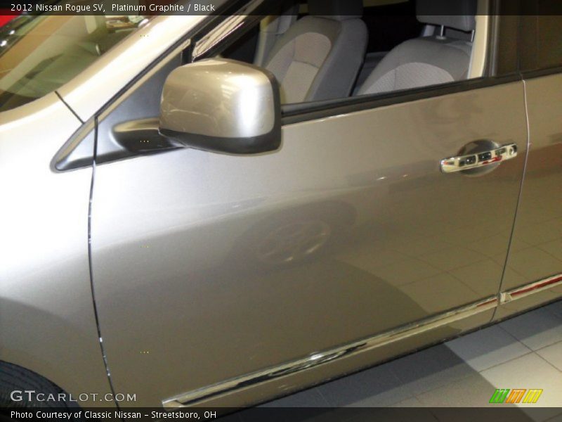 Platinum Graphite / Black 2012 Nissan Rogue SV