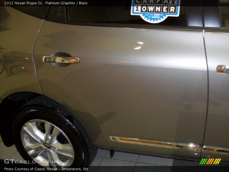 Platinum Graphite / Black 2012 Nissan Rogue SV