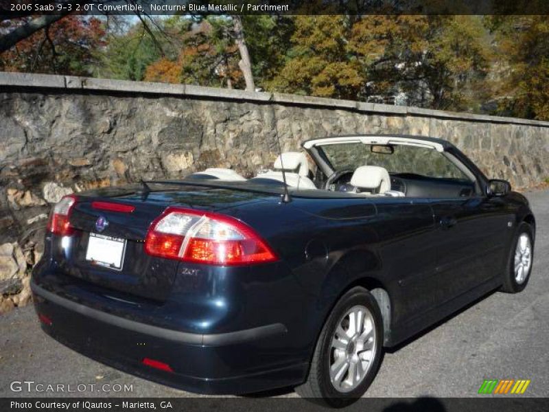 Nocturne Blue Metallic / Parchment 2006 Saab 9-3 2.0T Convertible