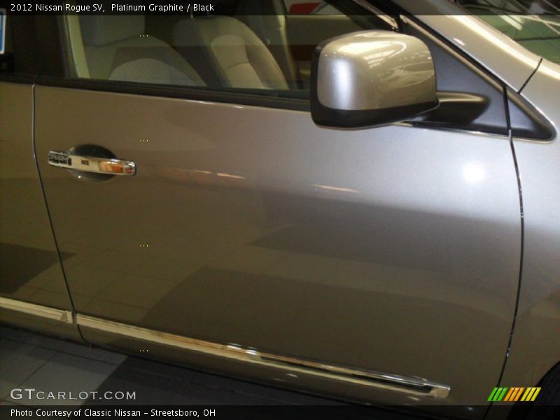Platinum Graphite / Black 2012 Nissan Rogue SV