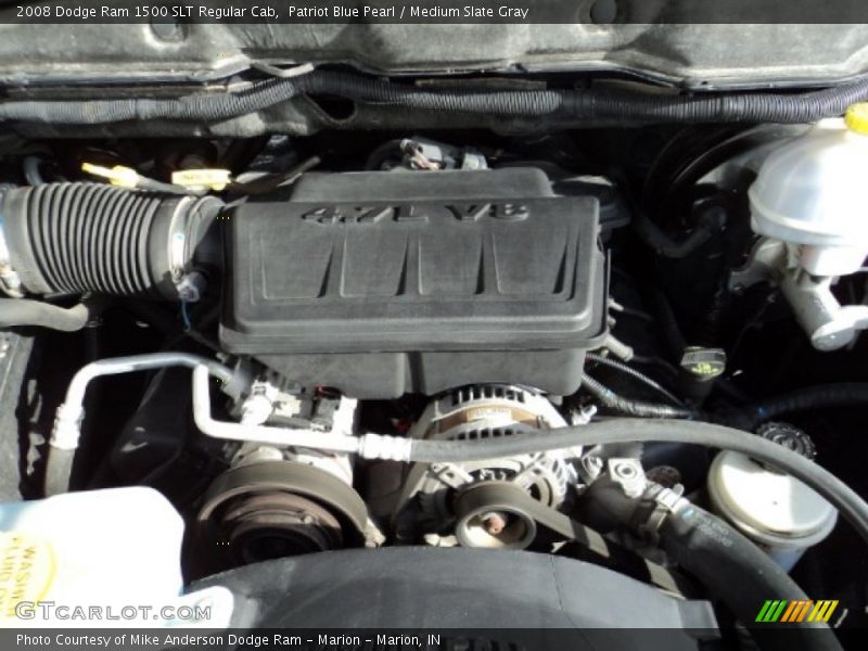 Patriot Blue Pearl / Medium Slate Gray 2008 Dodge Ram 1500 SLT Regular Cab