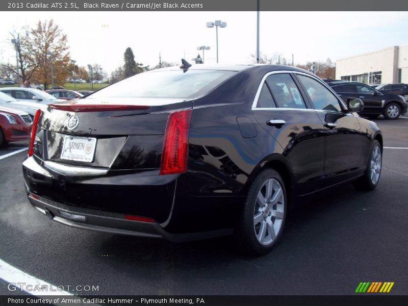 Black Raven / Caramel/Jet Black Accents 2013 Cadillac ATS 2.5L