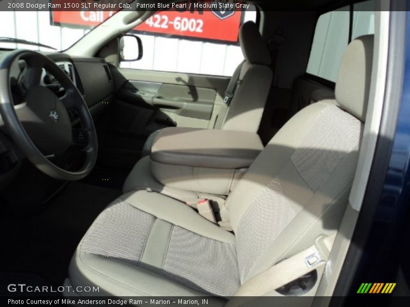 Patriot Blue Pearl / Medium Slate Gray 2008 Dodge Ram 1500 SLT Regular Cab