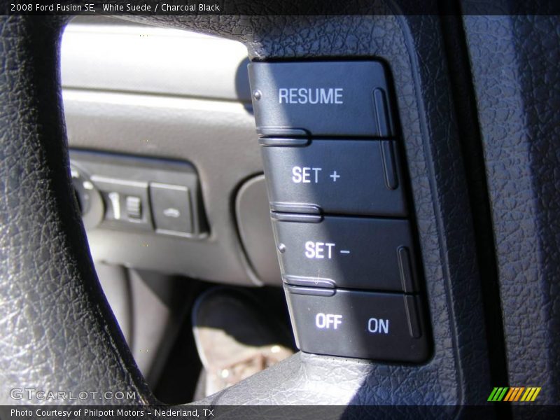 White Suede / Charcoal Black 2008 Ford Fusion SE