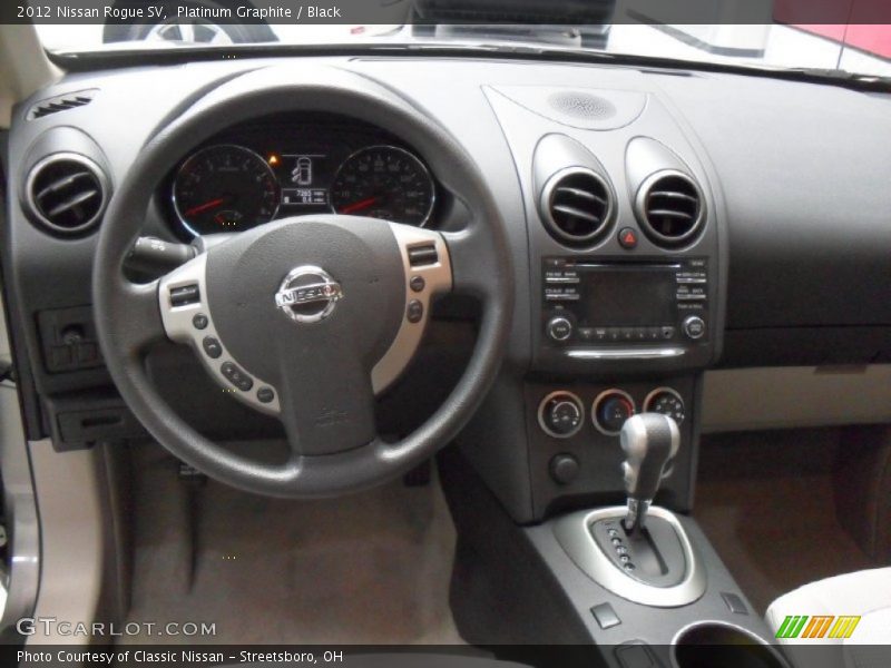 Platinum Graphite / Black 2012 Nissan Rogue SV