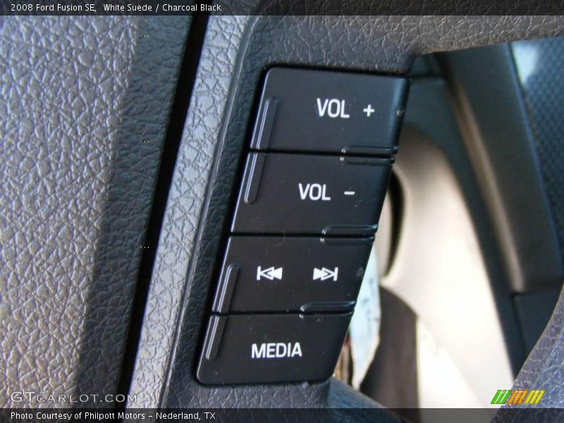 White Suede / Charcoal Black 2008 Ford Fusion SE