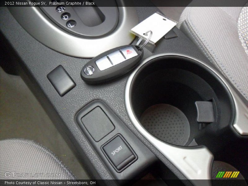 Platinum Graphite / Black 2012 Nissan Rogue SV