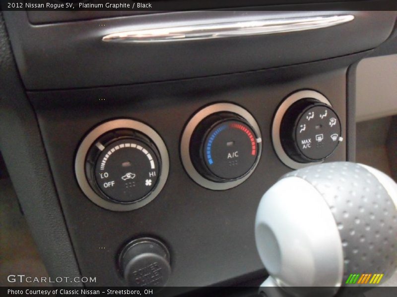 Platinum Graphite / Black 2012 Nissan Rogue SV