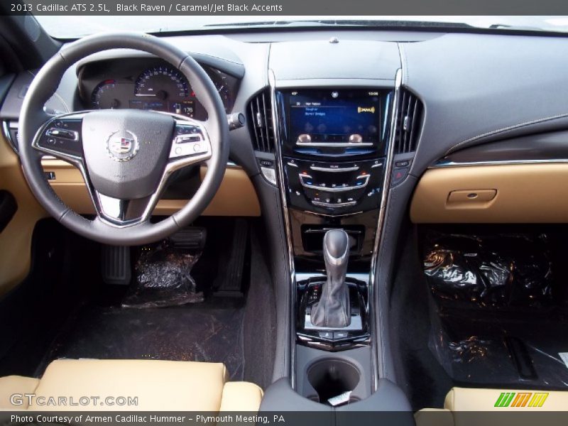 Black Raven / Caramel/Jet Black Accents 2013 Cadillac ATS 2.5L