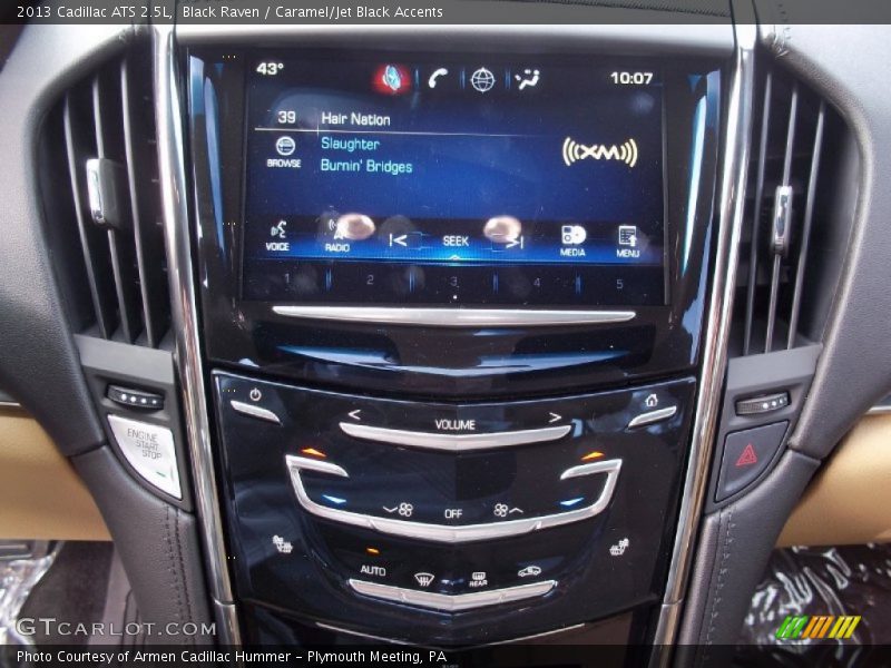 Black Raven / Caramel/Jet Black Accents 2013 Cadillac ATS 2.5L