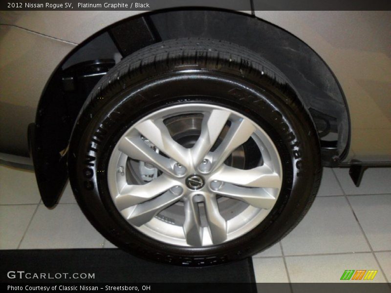 Platinum Graphite / Black 2012 Nissan Rogue SV