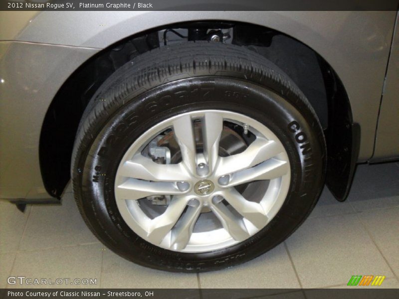 Platinum Graphite / Black 2012 Nissan Rogue SV