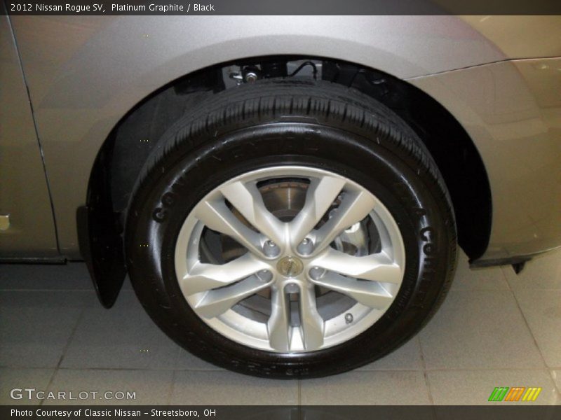 Platinum Graphite / Black 2012 Nissan Rogue SV