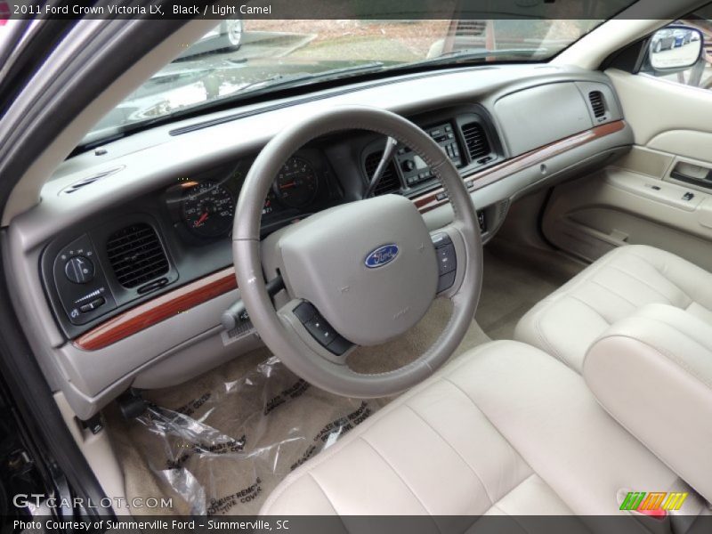 Black / Light Camel 2011 Ford Crown Victoria LX