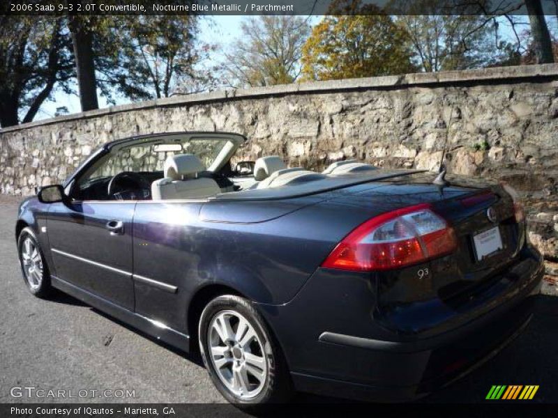 Nocturne Blue Metallic / Parchment 2006 Saab 9-3 2.0T Convertible