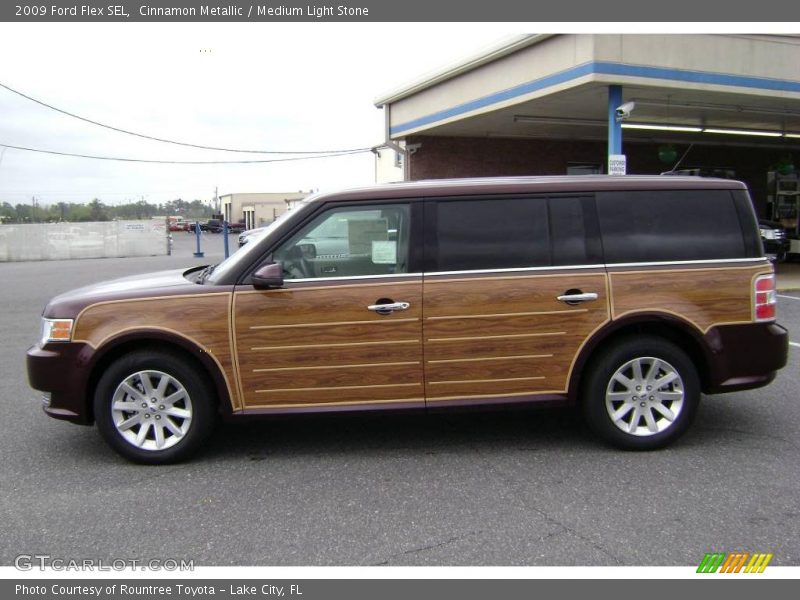 Cinnamon Metallic / Medium Light Stone 2009 Ford Flex SEL