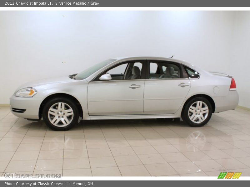 Silver Ice Metallic / Gray 2012 Chevrolet Impala LT