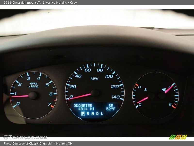 Silver Ice Metallic / Gray 2012 Chevrolet Impala LT