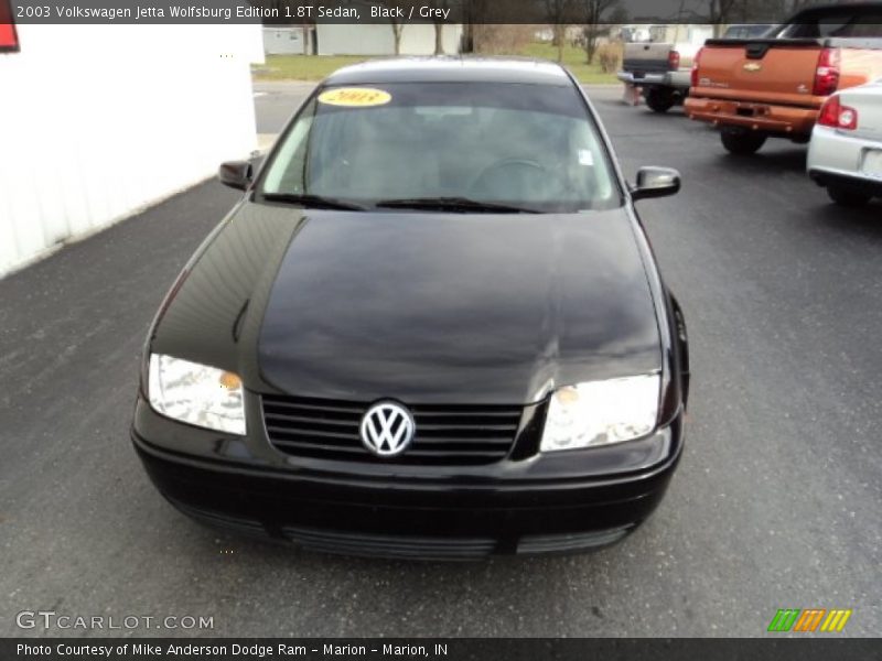 Black / Grey 2003 Volkswagen Jetta Wolfsburg Edition 1.8T Sedan