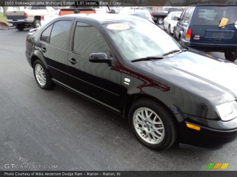 Black / Grey 2003 Volkswagen Jetta Wolfsburg Edition 1.8T Sedan
