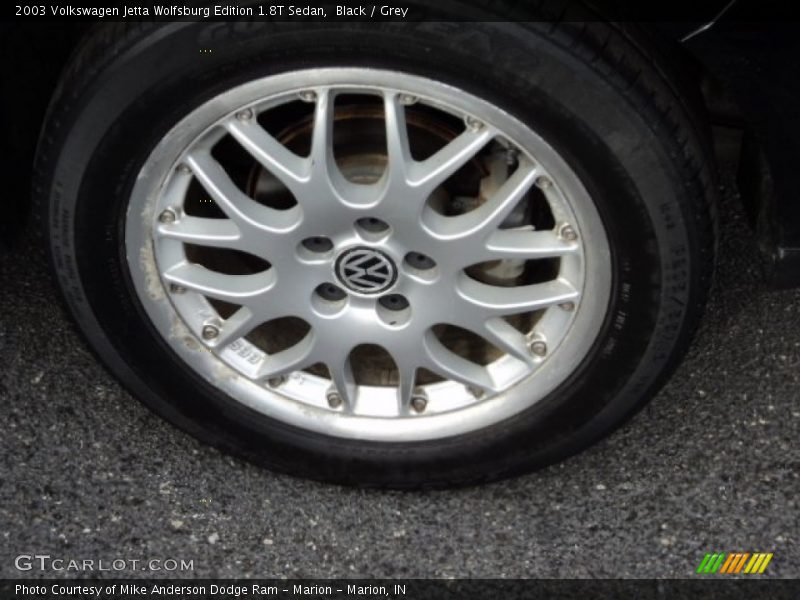 Black / Grey 2003 Volkswagen Jetta Wolfsburg Edition 1.8T Sedan