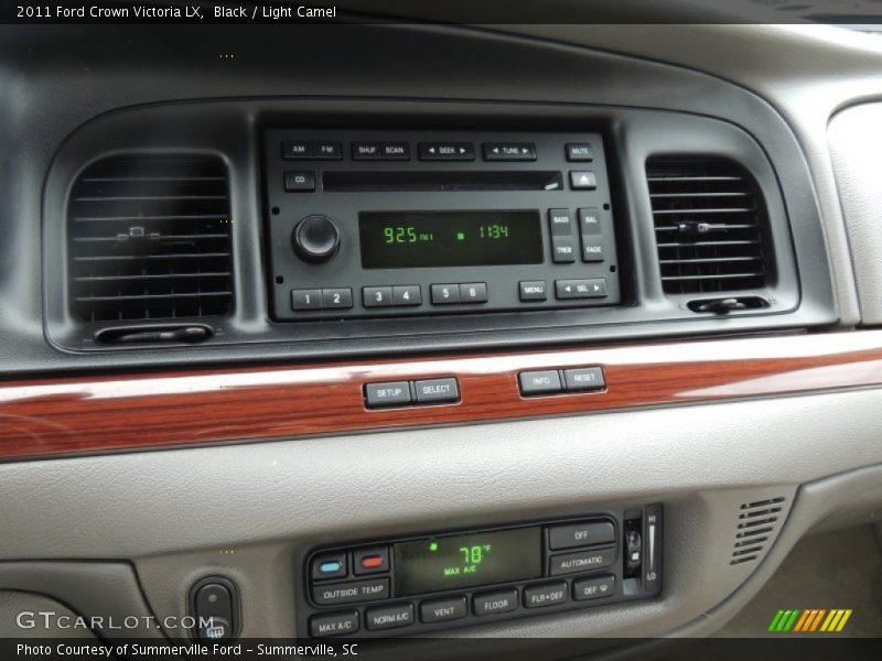 Black / Light Camel 2011 Ford Crown Victoria LX