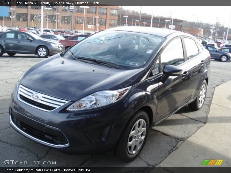Violet Gray / Charcoal Black 2013 Ford Fiesta SE Sedan