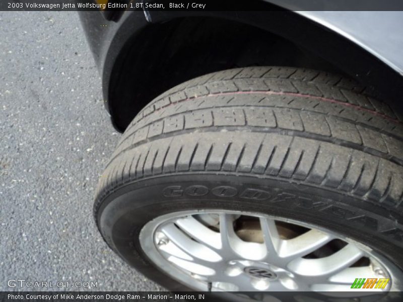 Black / Grey 2003 Volkswagen Jetta Wolfsburg Edition 1.8T Sedan