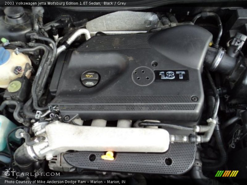 Black / Grey 2003 Volkswagen Jetta Wolfsburg Edition 1.8T Sedan