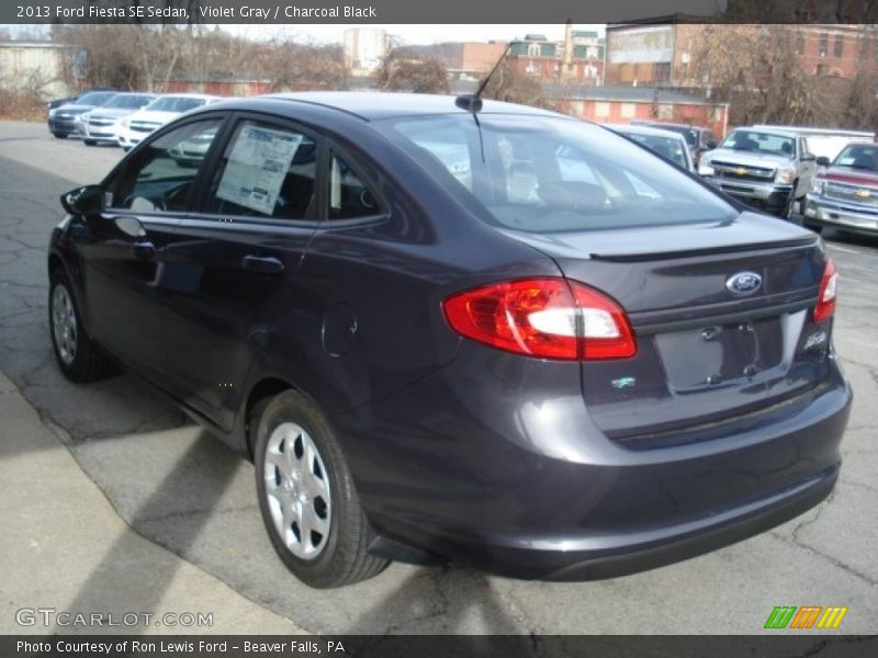 Violet Gray / Charcoal Black 2013 Ford Fiesta SE Sedan